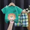 2025 Kids' Short Sleeve Summer Pajama Set - Boys and Girls Baby T-shirt and Shorts