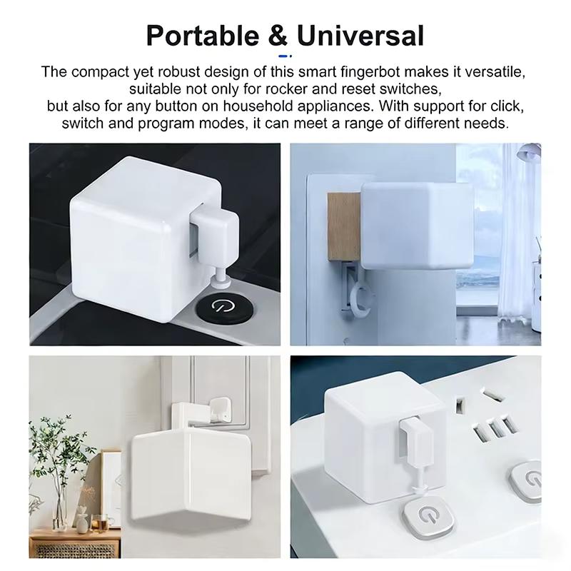 Tuya Bluetooth Smart Fingerbot Plus Switch Button Pusher Smart Life Switch Timer Voice Control Works With Alexa Google Home