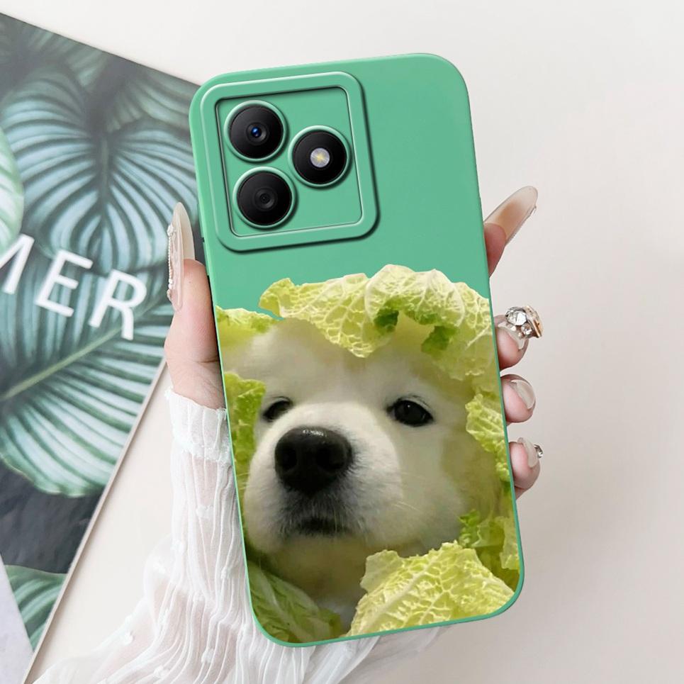 Cartoon Fashion Back Shell For Honor X50i Plus X50i+ Phone Bumper Case Soft Silicone Dragon Astronaut Funda Camera Protected