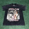 Motley Crue Dr Feelgood Double Sided Stonewash Retro Band T-Shirt Size S Black Unisex T-Shirt