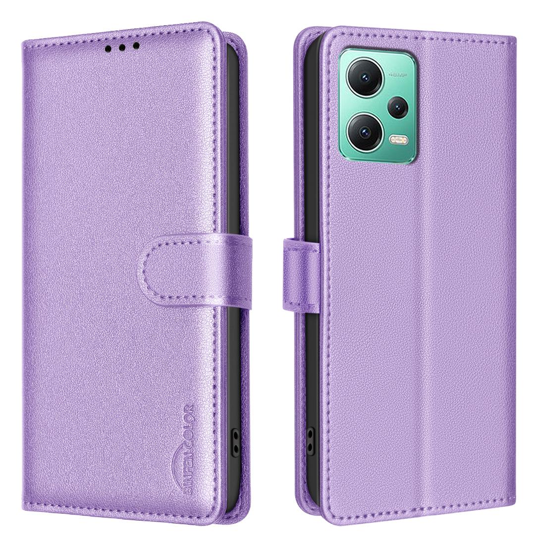 

BINFEN COLOR BF32 For Xiaomi Redmi Note 12 5G (Global)/(China)/(India)/Poco X5 5G Flip Case Leather Phone Cover D