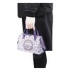 Skater Lunch Bag, Insulated, Clasp Closure, Women's, Sanrio, Kuromi, Flower Wreath, KGA1-A