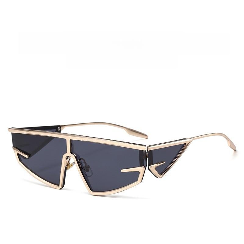 Futuristic Y2k Sun Glasses With Uv400 Protection For Fashionforward Outdoor Wear