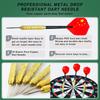 Dart Boards for Adults Flocking Board Stable Dartboard Game Set 15in Sports Tournament Thick Game Toys for Indoor/Outdoor