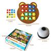 Children Matching Puzzle Toys Colors Geometric Shape Jigsaw Board Games Early Educational Interaction Toys For Kids Battle Games