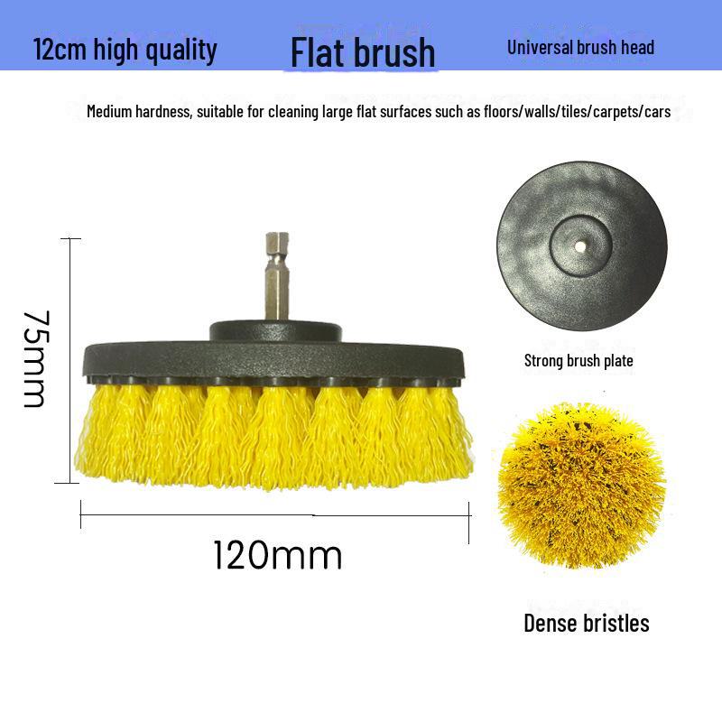 Brosse de nettoyage électrique multifonctionnelle: Perceuse-visseuse pour le polissage du carrelage, de la salle de bain et de la voiture