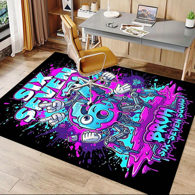 1PC Six-Seven Squad Extra Large Non-Slip Floor carpet, Office, family, bedroom, Studio Large Area Rug,Longlasting Material-J0372