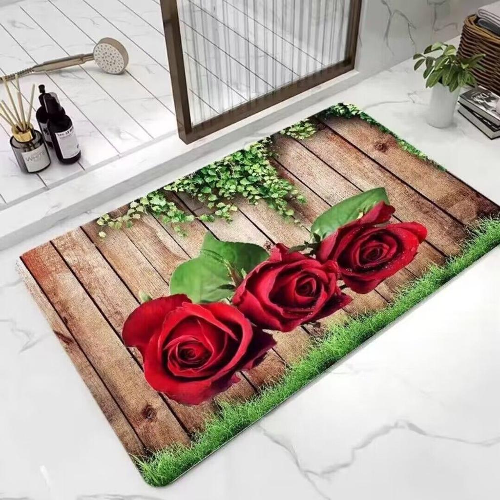 Kieselgur-Fußmatte Badezimmer saugfähige Matte Badezimmer Küche Eingangstür Haushalt schnelltrocknend rutschfest Matte kann zugeschnitten werden