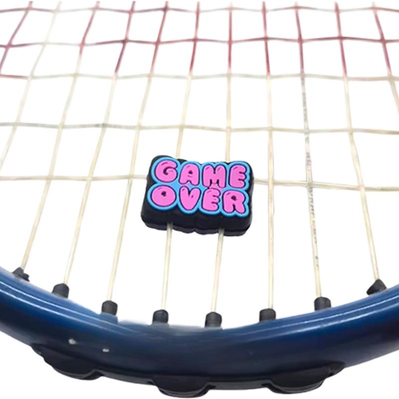 Tennis Racket String Shock Damping Absorber, Silicone Tennis Racket Vibration Dampener Tennis Racket Damper for Racket 1