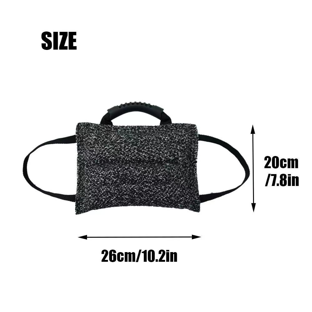 Dog Bite Training Pillow Hemp Chew Stick Set Durable Pet Training Toy for Puppy Interactive 26Cm