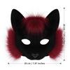 Trendy Animal Half Face Masks Fox Cat Mask Costumes Props For Halloween Cosplay Party