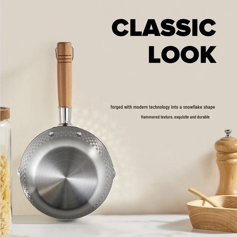 Velosan Hammered Stainless Steel Non-Stick Yukihira Pot