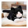Stuffed Animal Body Pillow Cat Cat Cute Animal Small Sewn Wrap Celebration Fluffy Animal Girls Boys Children Women Black X White Present Big Size