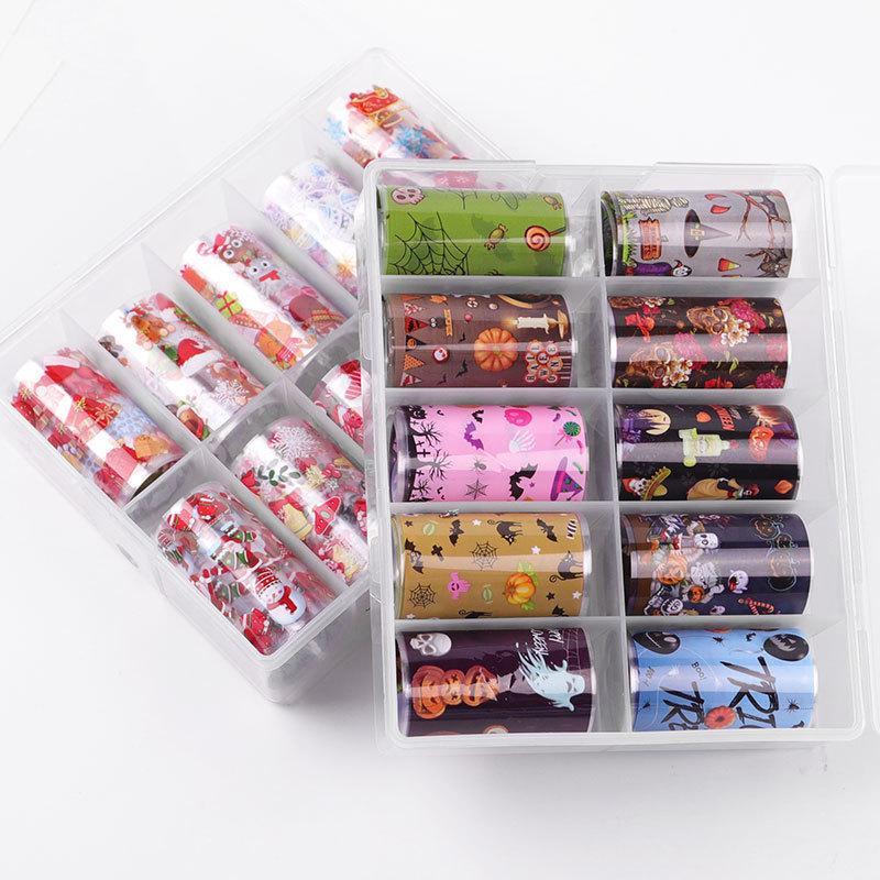 Nail Halloween Nail Art Star Sticker Set Nail Sticker Transfer Paper Christmas Nail Sticker