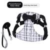 Breathable Mesh Dog Chest Harness Bow Anti-Escape Harness Trendy Pet Chest Harness  Pet Walking