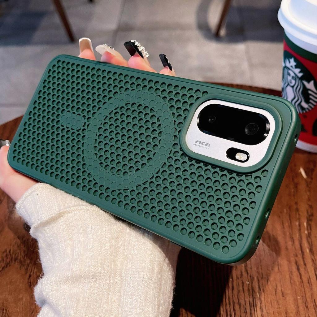 Case For OnePlus Ace 6 Ace 5 Pro 13 Magnetic Phone Case Breathable Cooling Hard Shell Shockproof Protective Cover