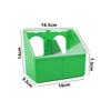 Pigeon Multi-Purpose Cage Hanging Food Box With Lid 1/2/4-Holes Anti-Spill Racing Pigeon Trough Feeder Pet Bird Supplies 1/2Pcs