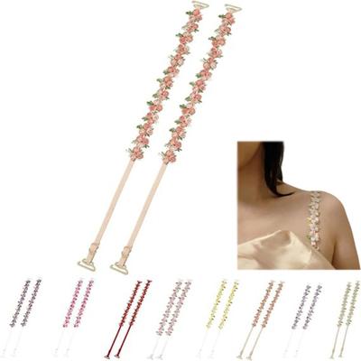 Removable Floral Shoulder Belts Lace Bra Straps Replacement New Floral Bra Straps