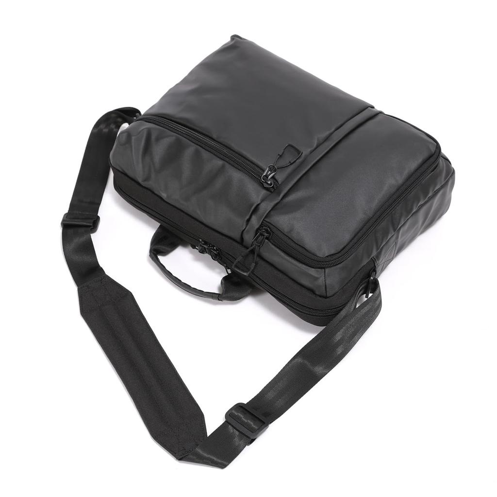Bermas 60625-10 13-inch Carry-on Shoulder Bag, Black
