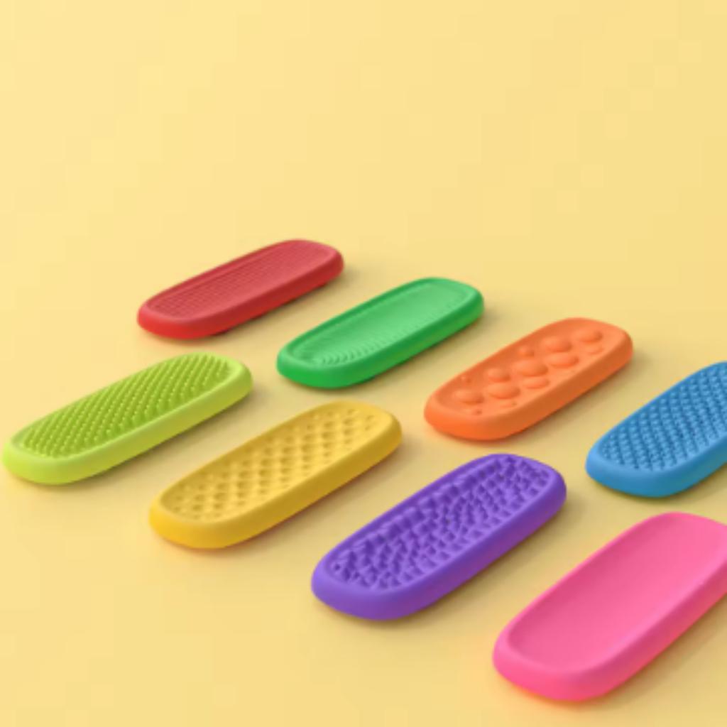 Silicone Sensory Strip Fidget Toys Kids Autism Decompression Calming Fidgeting Toy Adults Stress Desk Anxiety Relief Sensory Toy