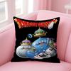 Cute Dragon Quest Rocket Slime Cushion Cover Comfortable Reversible Pillow Cover Ideal For Car Sofa Bedroom & Beyond