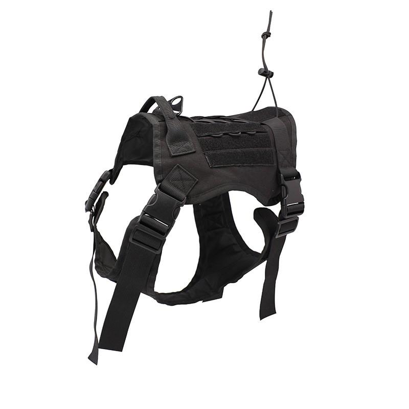 Adjustable Dog Harness Vest With Handle Walking Training Outdoor Use Nylon Tactical Style Medium To Large Dogs