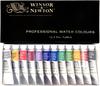 Winsor Newton Professional Watercolor 18809812 & 12-Color Set, 5ml,