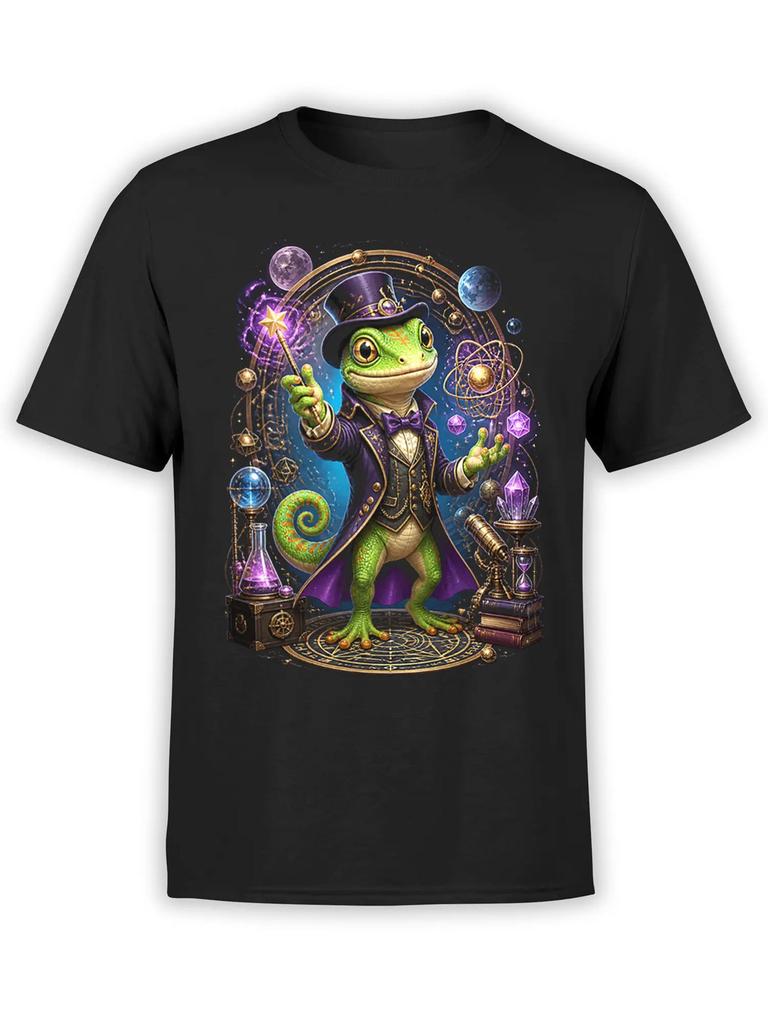 Arcane Gecko Wizard TShirt Unisex