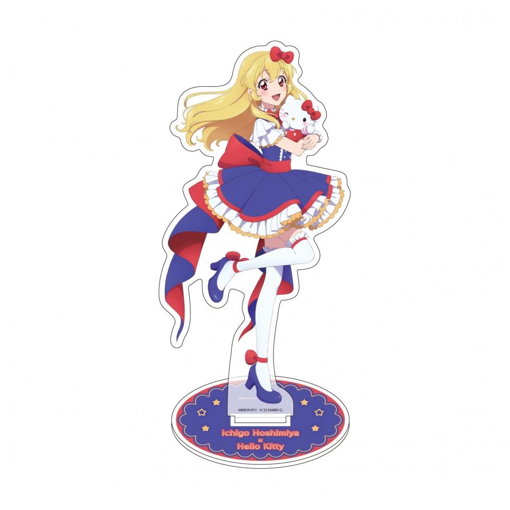 

A3 X 01 X Aikatsu Sanrio Персонажи Hoshinomiya Strawberry Hello Kitty [новая иллюстрация] Персонаж Акрил