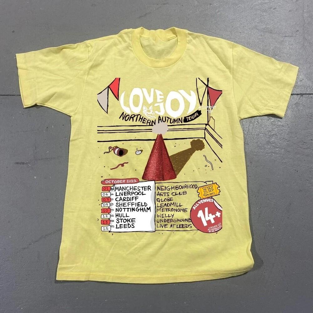 NEW Lovejoy Tour 2025 Gift For Fan S To 4XL T-shirt Yellow BL1623