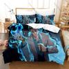 Cool Nanami Kento Blonde Suit Leopard Tie Cleaver Sunglasses Duvet Cover + 2 Pillowcases Dark Shonen Anime Bed Linen