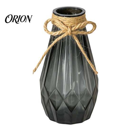 Langlebige Glasstil-Vase Dekorative Blumenvase, Transparenter Halter für Zuhause Klare Knospen-Dekoration, Moderner Verdickter Blumenbehälter Frisch und Getrocknet