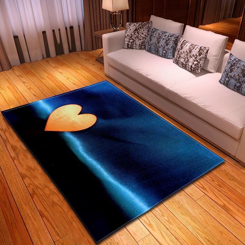 Heart-Shaped Valentine'S Day Series Living Room Foyer Kitchen Floor Mat Pattern Support