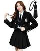 JIURUN Uniform Lolita Gothic Lolita Military Halloween Anime Mori Girl Pleated Skirt and Gothic Plus Cute Halloween Size Costume, Uniform, Cosplay,