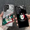 Mexico Flag Mobile Cell Phone Case for Samsung Galaxy S26 S25 S24 S23 S22 S21 S20 Note20 Plus FE Ultra Glass Colorful Cover