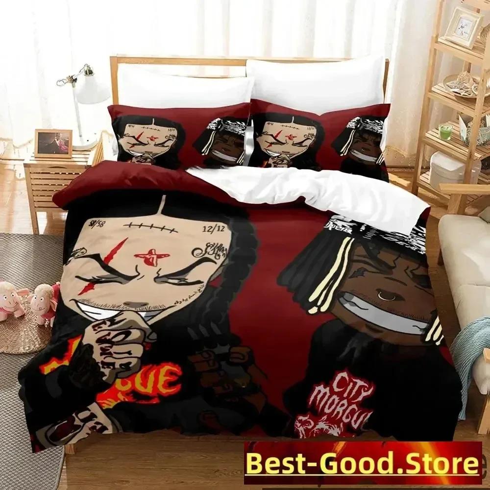 3D Print Zillakami Rapper Bedding Set Boys Girls Twin Queen King Size Duvet Cover Pillowcase Bed boys Adult Home Textileextile