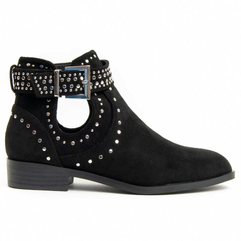 Botín Casual Para Mujer.  Montevita  Bottivita9  93913 cm nero