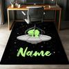 Custom Name Dinosaur Printed Carpet,Rug for Office Chair Living Room Bedroom Kitchen Room Decor Gifts.