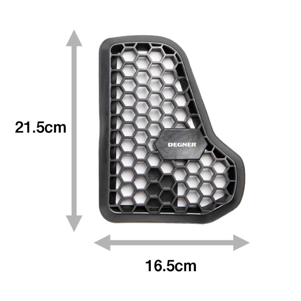 DEGNER CE Level 2 Air Through Chest Protector for Motorcycle Chest Black [For PS-13 / PS-14] PS-18