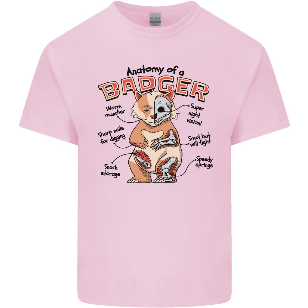 Anatomy of a Badger Funny Unisexs Light Cotton TShirt