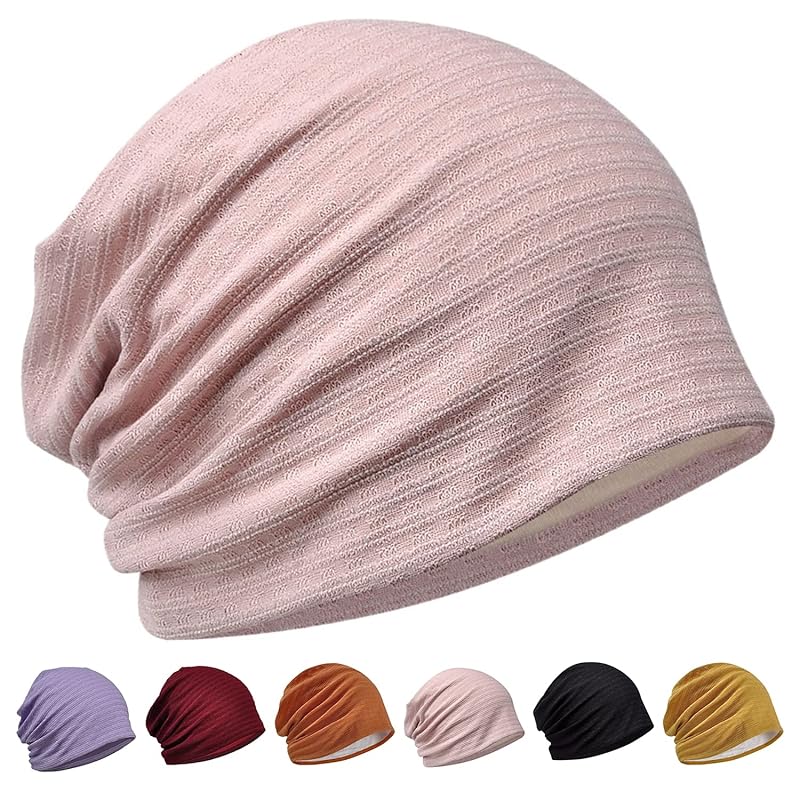 

[Pawinpaw] knit hat summer knit spring summer Autumn [Cotton/2-layer structure/Sweat-absorbent/quick-drying/Thin] cotton hat Plain color Antibacterial