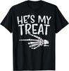 Hes My TreatShes My Trick Skeleton Matching Couple Halloween TShirt Fun Unisex Unisex Spooky Season Halloween Tshirts