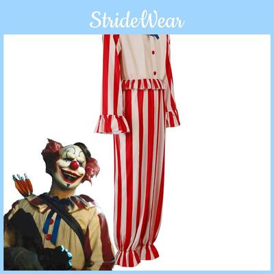 Bohóc kukoricásban Halloween Cosplay Öltözet Utcai Stílusú Dizájnnal Cosplay Eseményekre