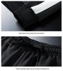 Spring & Autumn Men's Casual Sports Cardigan Jacket & Pants Set - Middle-Aged Workwear or School Uniform