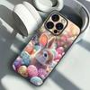 1PC Easter Bunny Eggs Phone Case For iPhone 16 15 14 13 12 17 PRO MAX PLUS Mini TPU Soft To Skin-friendly Case