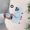 Cute Folding Bracket Kickstand Candy Color Summer Phone Case for iPhone 12 13 14 15 16 Pro Max Wireless Charging Magnetic Cover