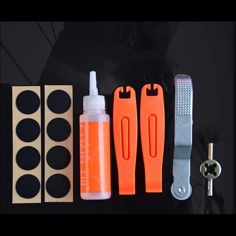 Dahon Bicycle Tire Repair Tool Set Bike Tire Fixing Tools Glue-free Road Bike MTB Folding Bike Dahon DH-1136