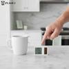 Mini-Solar-Hygrometer Präziser digitaler Temperatur- und Feuchtigkeitsmonitor für Blumentopf Tischplatte Schreibtisch