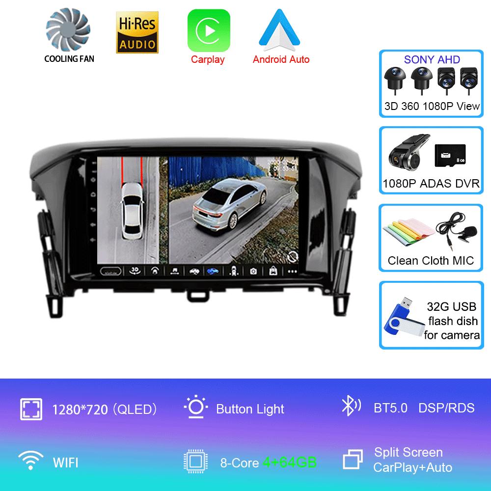 Car Radio Andorid 14 Carplay Auto For Mitsubishi Eclipse Cross 2018 2019 2020 Multimedia Video Player Navigation GPS 2din Stereo