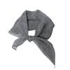 Thin Cotton And Linen Solid Color Square Scarf Plaid Square Scarf Women'S Summer Neck Protection Small Silk Scarf Accessories Small Scarf